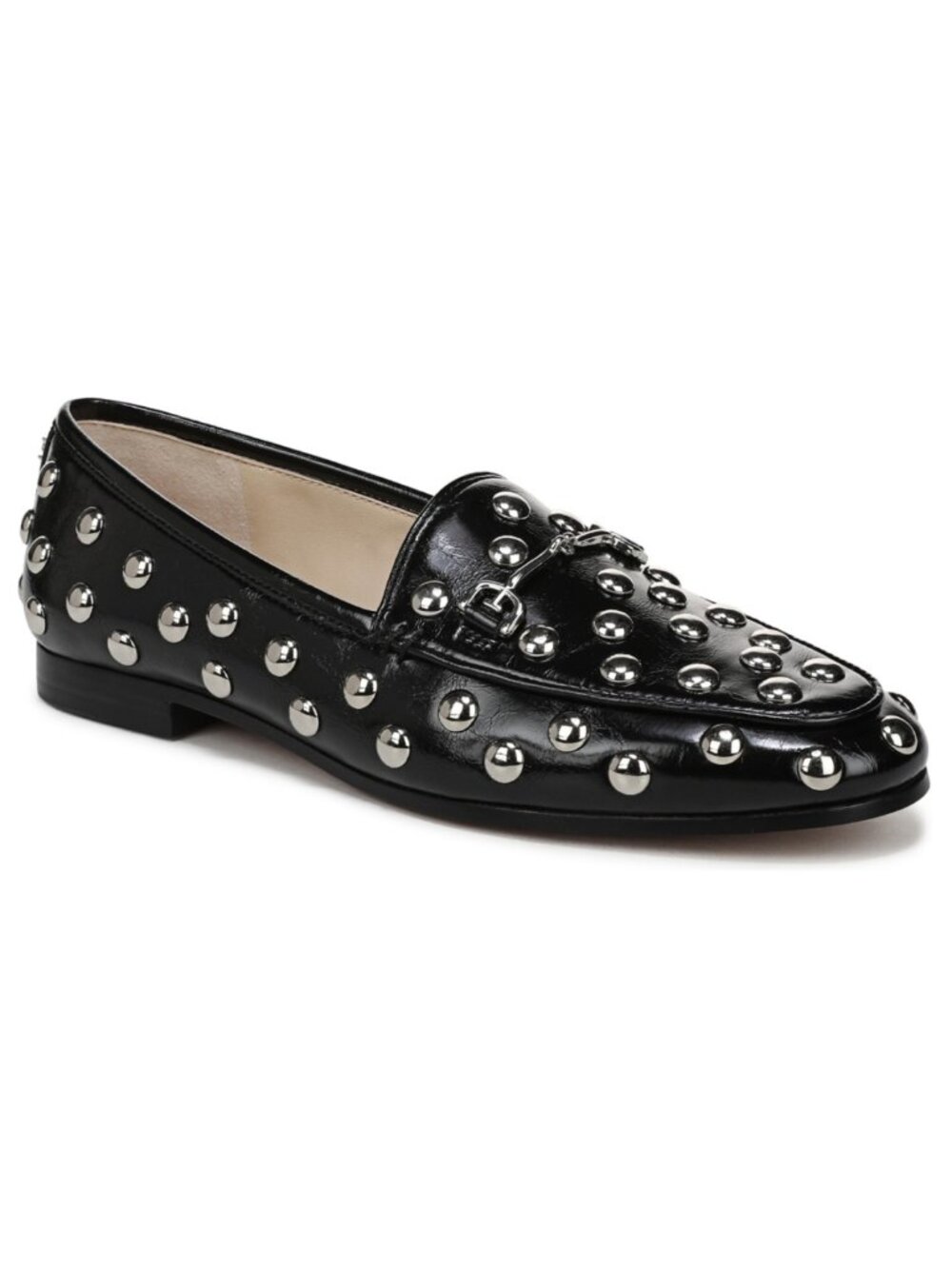 Sam Edelman Loraine Stud Patent Loafers Black Women’s Size 7.5 M NWT